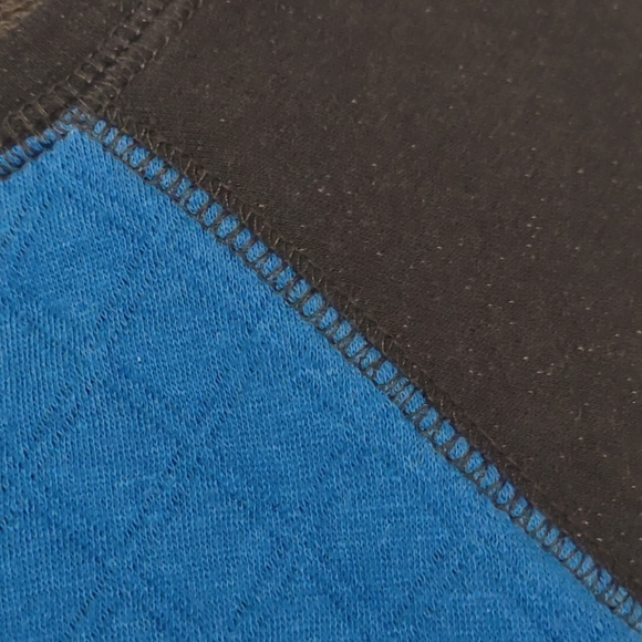 +SZ NWT LS Black/Blue Quilted Front Top SZ 2X By Westbound Woman - Picture 8 of 8